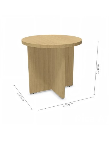 Dimensions table de conférence piétement plein