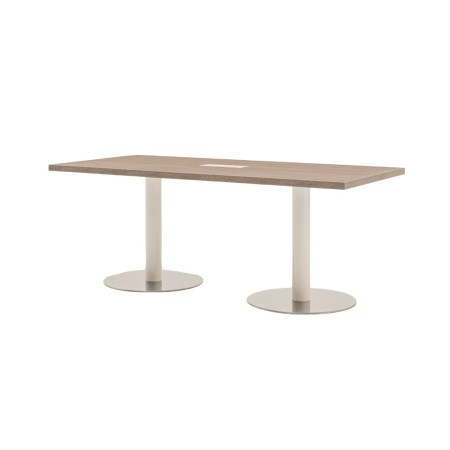 Table de conférence rectangulaire L. 190 x 90 cm 6-8places