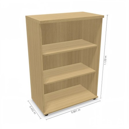 Dimensions étagère de bureau en bois clair