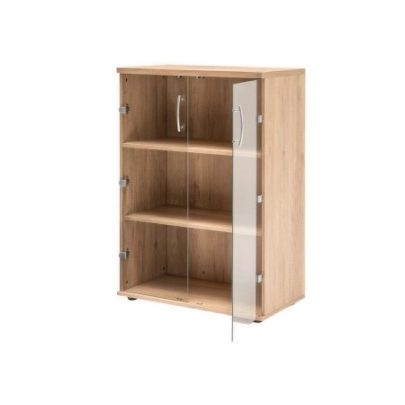 Vitrine à portes battantes L. 80,1 x H. 112,9cm