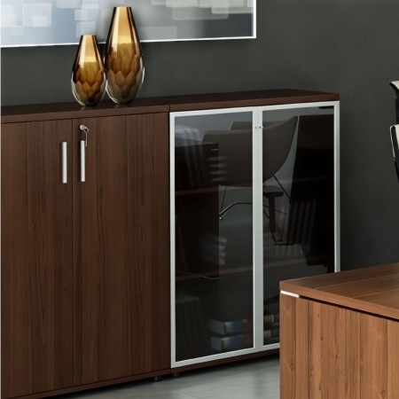 Vitrine à portes battantes L. 80,1 x H. 112,9cm 2