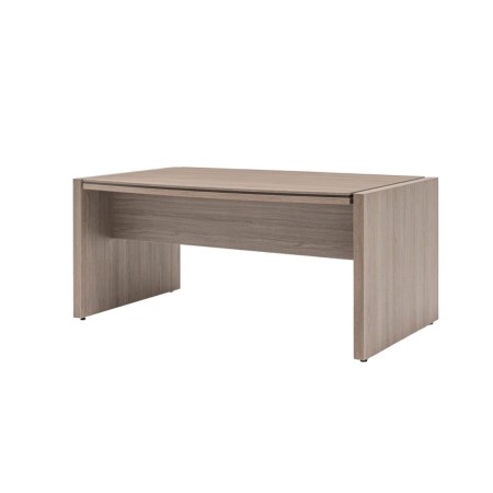 Bureau de direction design en bois mélamine avec voile de fond