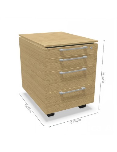 Dimensions caisson de rangement avec 3 tiroirs