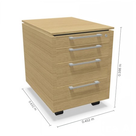 Dimensions caisson de rangement avec 3 tiroirs