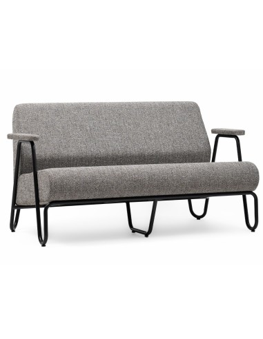Banquette Clip deux places, vue trois quarts avant – Clip