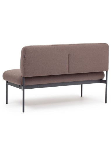 Banquette Fora Care deux places, vue arrière avec dossier rembourré – Fora Care