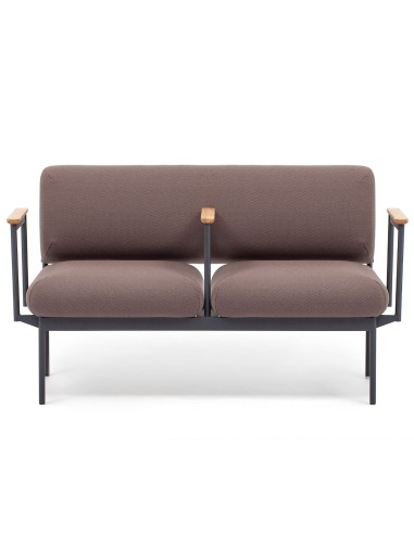 Canapé modulaire avec accoudoirs bois - Fora Care