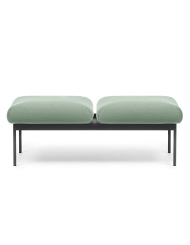 Banquette Fora Care deux places en tissu vert clair – Fora Care