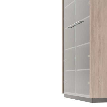 Armoire design avec portes vitrées
