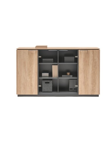  Armoire bibliothèque L. 208 x H. 116,7cm