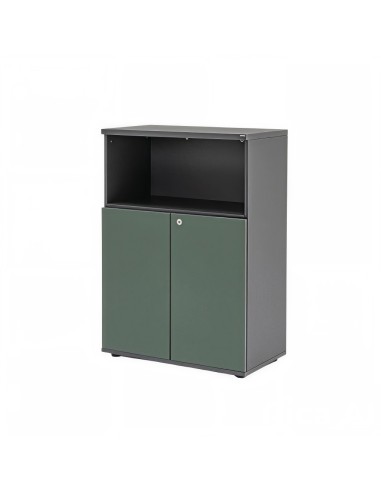 Armoire à rangement couleur verte et noire