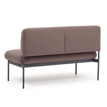 Vue arrière du canapé Fora Care deux places, dossier droit – Fora Care