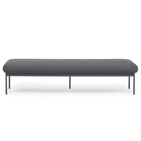 Banquette rectangulaire revêtement gris anthracite – Fora Care