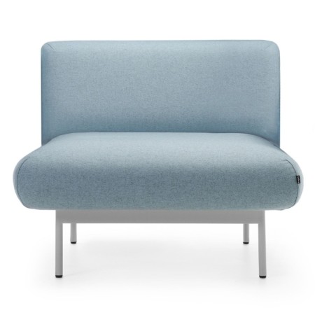 Vue avant d’un module Fora bleu clair avec dossier haut - Fora