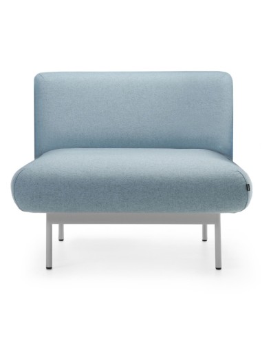 Vue avant d’un module Fora bleu clair avec dossier haut - Fora