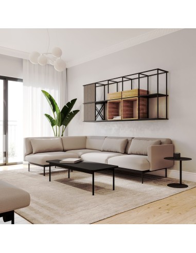 Coin lounge avec configuration Fora et table basse - Fora