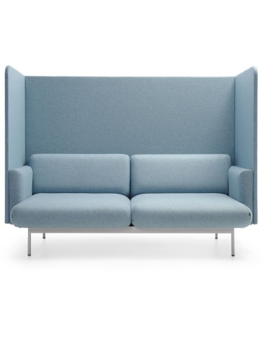 Fauteuil acoustique double en tissu bleu clair - Fora