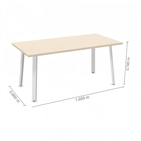 Dimensions bureau fixe Ogi A