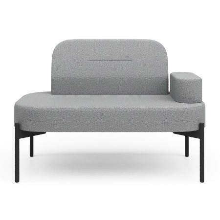 Fauteuil avec dossier haut légèrement incurvé - Leaf Pod