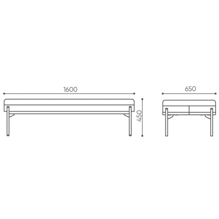 Dimensions fauteuil moderne en tissu gris clair - Leaf Pod