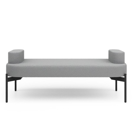 Assise rembourrée épaisse sur piètement fin noir - Leaf Pod