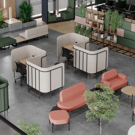 Table basse carrée 65 cm - Leaf Pod 2