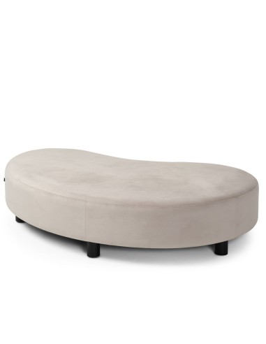 Canapé Nubi asymétrique en tissu beige clair - Nubi