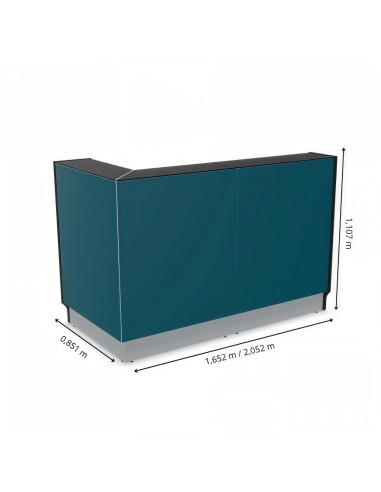 Dimensions meuble de réception Linea