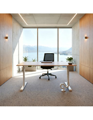 Bureau électrique réglable en hauteur Start-up 180x80 cm pour espace de direction moderne