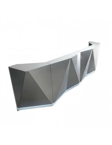 Meuble de réception design avec led intégrée