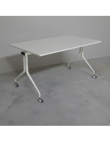 Table sur roulettes avec plateau rabattable -  Piego Las Mobili