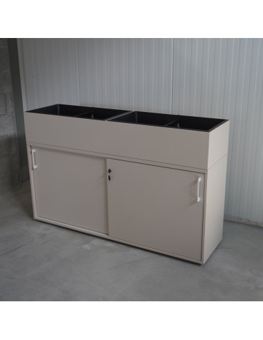 Meuble de rangement avec jardinière - occasion - comme neuf