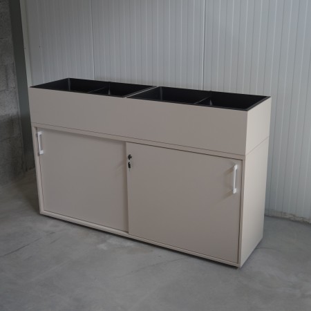 Meuble de rangement avec jardinière - occasion - comme neuf