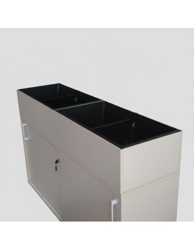 Meuble de rangement avec jardinière - occasion - comme neuf