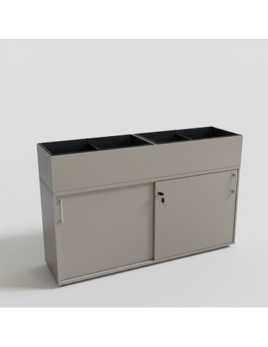 Meuble de rangement avec jardinière - occasion - comme neuf