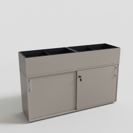 Meuble de rangement avec jardinière - occasion - comme neuf