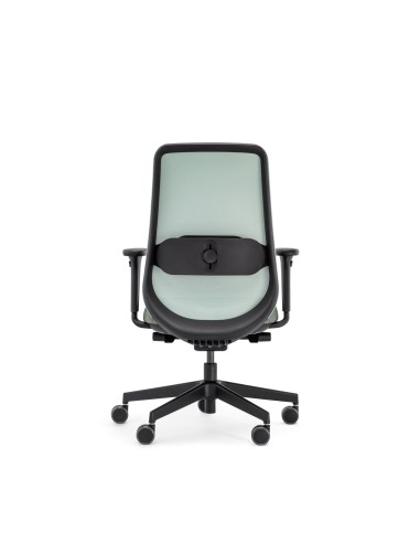 Dos de la chaise Belt de travail en noir - ergonomique et réglable confort