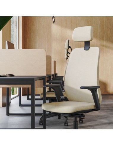Open space design avec fauteuils de bureau ergonomiques Belt