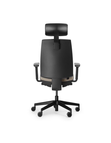 Chaise Corr CJ 103 noire – design élégant et structure robuste pour usage professionnel dos