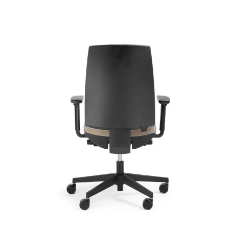 Chaise de bureau Corr CJ 102 noire – design contemporain et structure solide dos