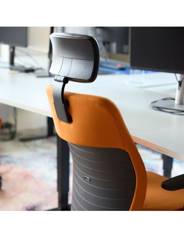 Bureau de direction design avec fauteuil Dual DU 103 noir