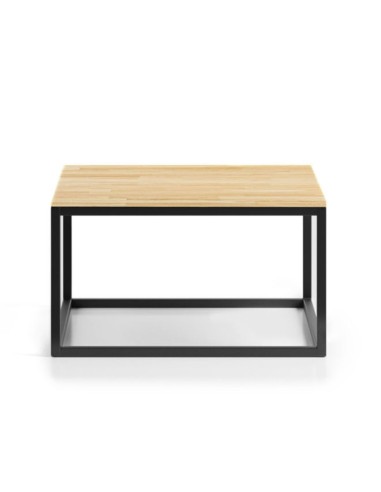 Table basse Plint au design épuré, avec structure ouverte et lignes géométriques affirmées. - Plint