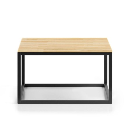 Table basse Plint au design épuré, avec structure ouverte et lignes géométriques affirmées. - Plint
