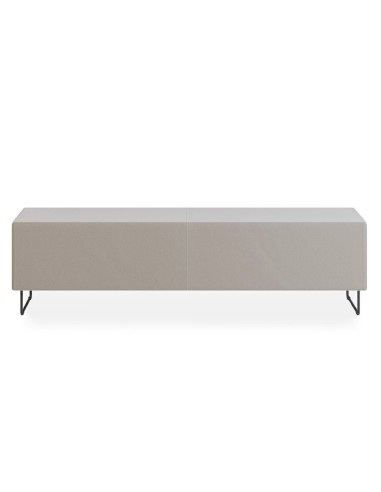 Vue frontale d’une banquette rectangulaire au design épuré. - Quadra