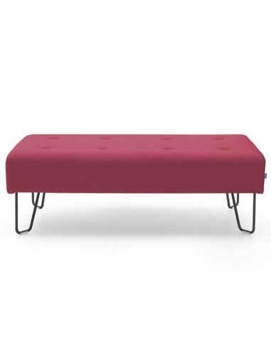 Pouf rouge rectangulaire assorti à la collection. - U Floe