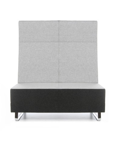 Fauteuil acoustique Voo Voo High gris clair avec dossier haut pour plus d’intimité. - Voo Voo High