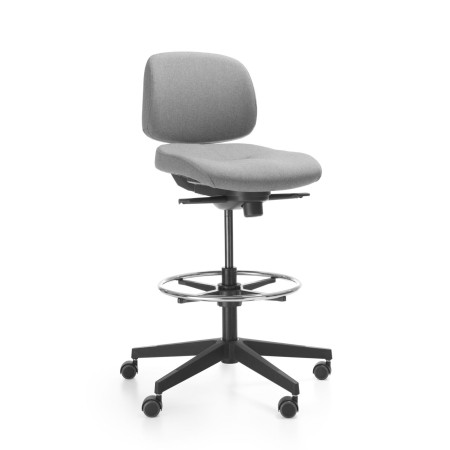 Siège réglable assis debout Lift 10R pour espaces de travail collectif