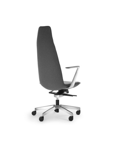 Design contemporain et lignes épurées du fauteuil de direction Lumi dos