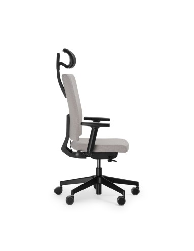 Vue latérale du fauteuil de bureau réglable Mate MT 103
