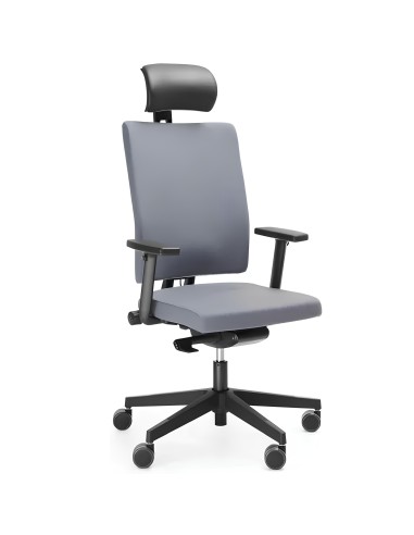 Fauteuil de bureau ergonomique Mate MT 103 avec appui-tête réglable